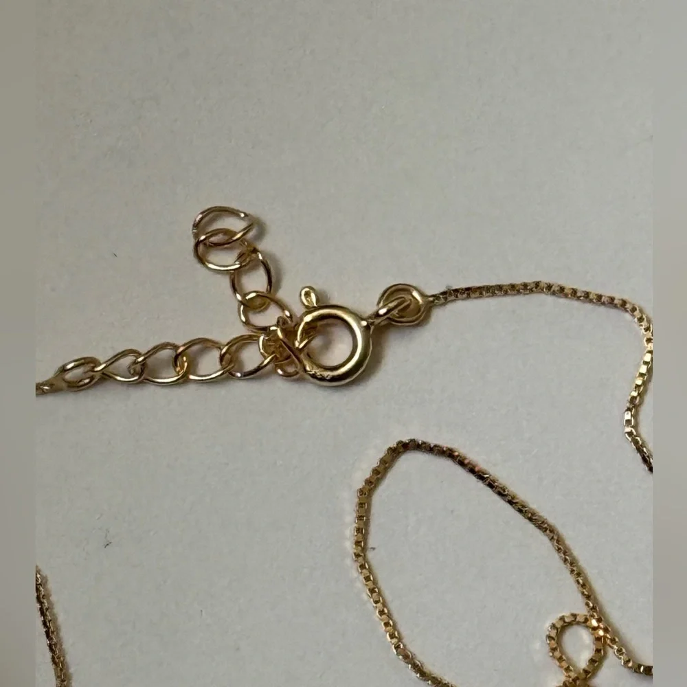 925 Silver bead balls chain necklace 18k yellow gold plated trendy trending